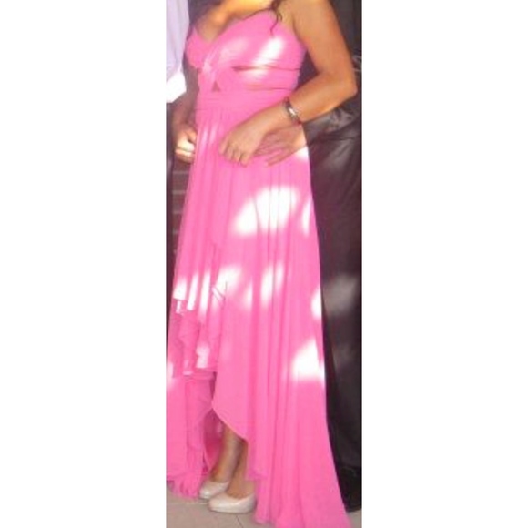 Cache pink high low dress - Picture 1 of 3